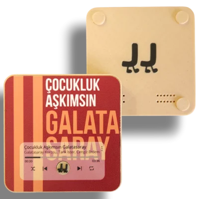 Galatasaray Temalı Müzikli Magnet | JetJest Taraftar Hediyesi