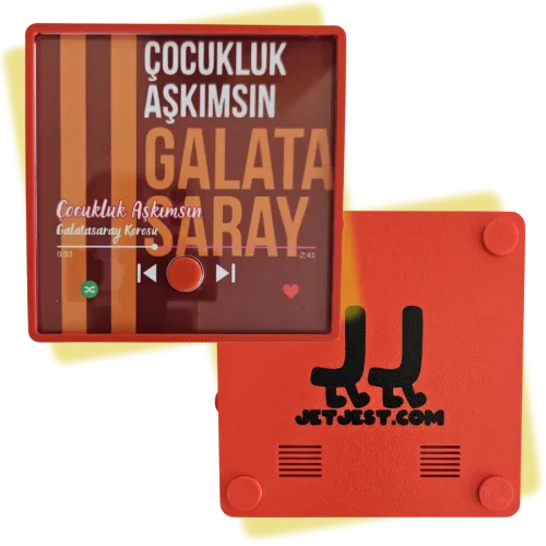 Taraftar Temalı Müzikli Magnet | JetJest Taraftar Hediyesi